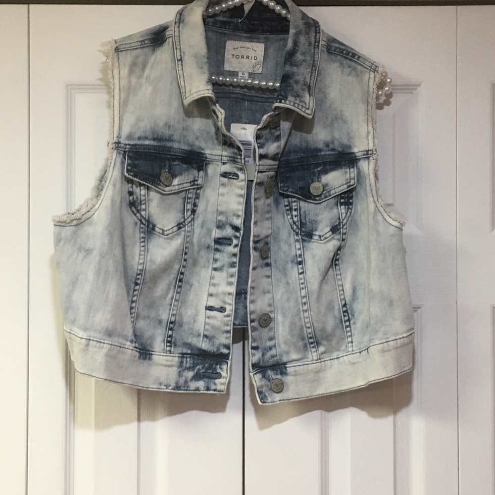 New torrid denim vest - Picture 1 of 5